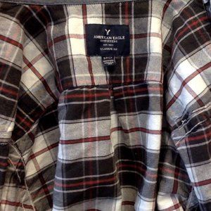 american eagle outfitters plaid long sleeve